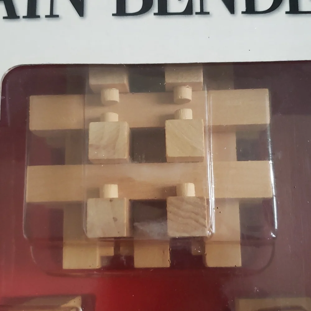 Brain Benders 3 Piece Wood Puzzles